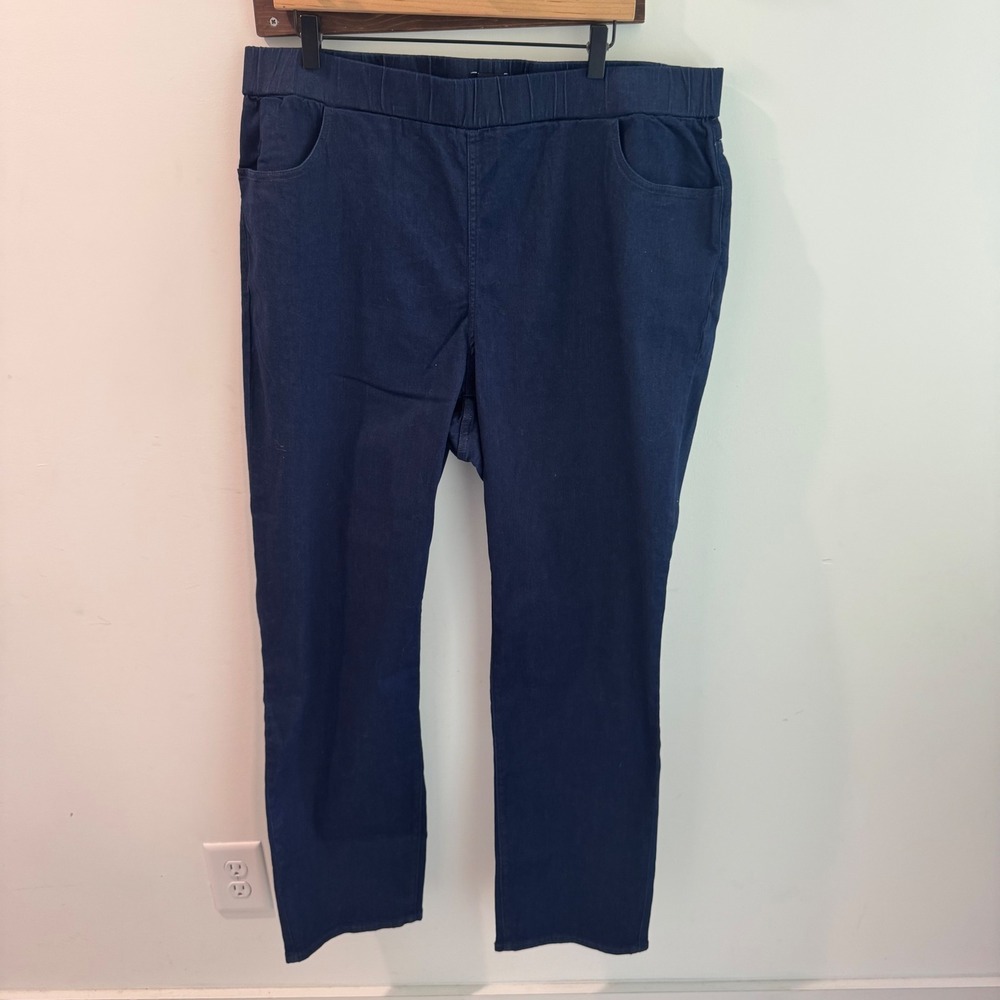 Universal Standard‎ Dark Indigo Pull On Jeggings Jeans Size L 22-24 USPA1211L